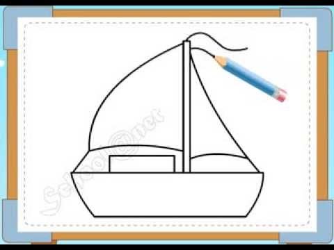 Vẽ thuyền buồm 